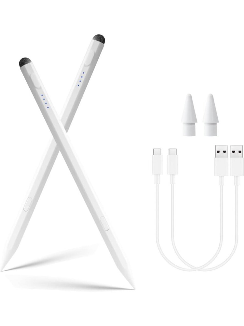 Active Stylus Pen for iPad 11/10 Gen, Fast Charging, 2-Pack, Compatible with